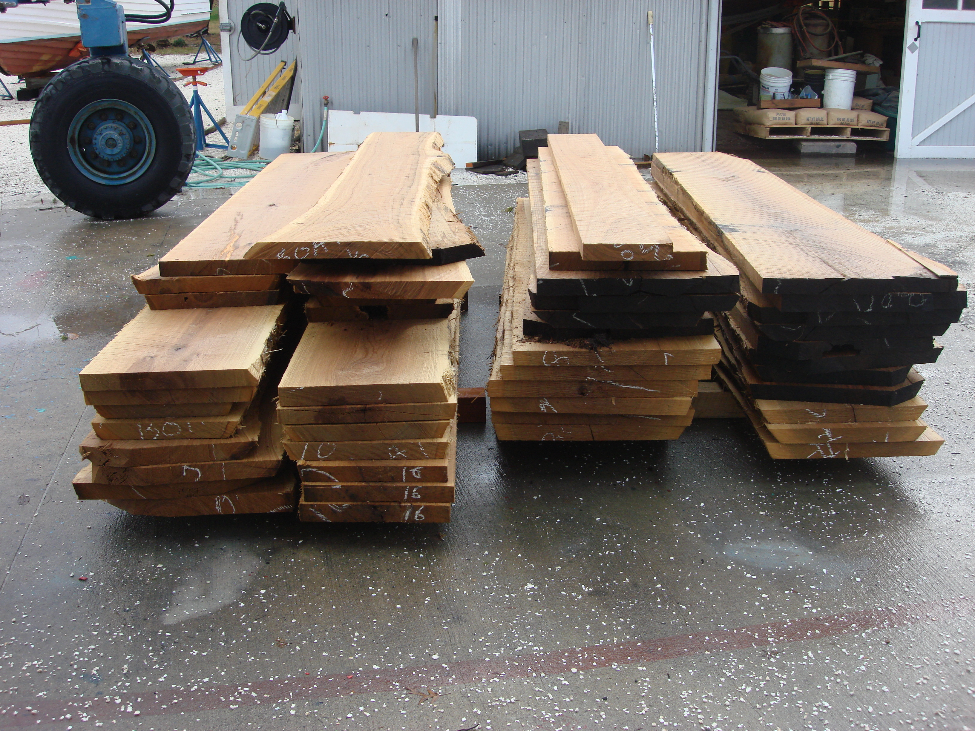 Pile of White Oak
