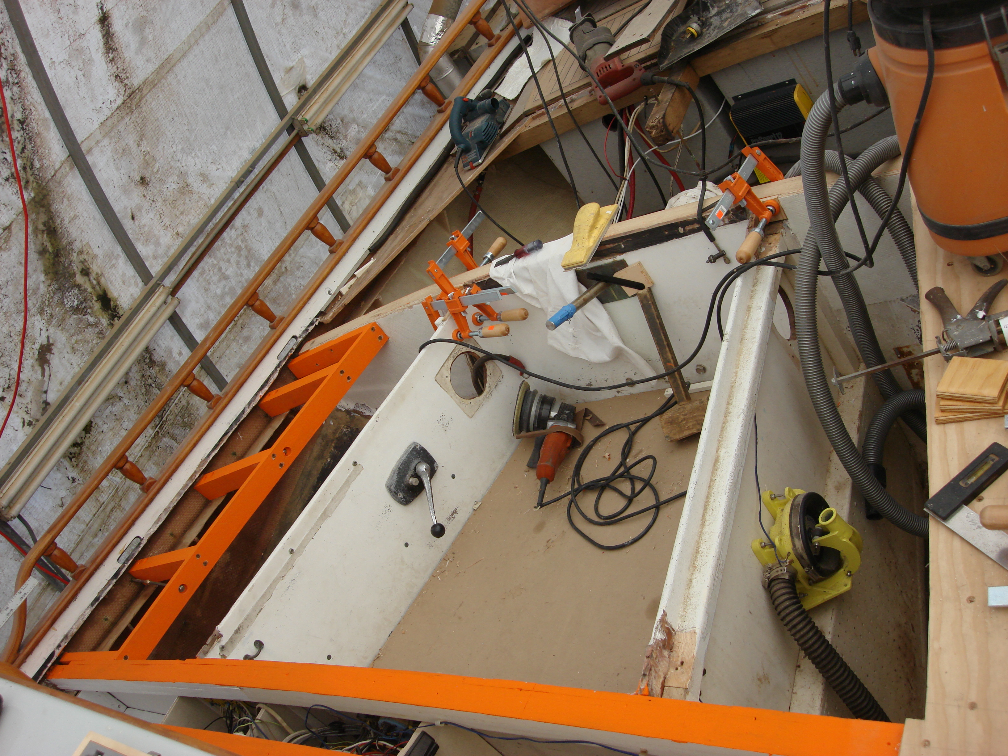 The cockpit.
